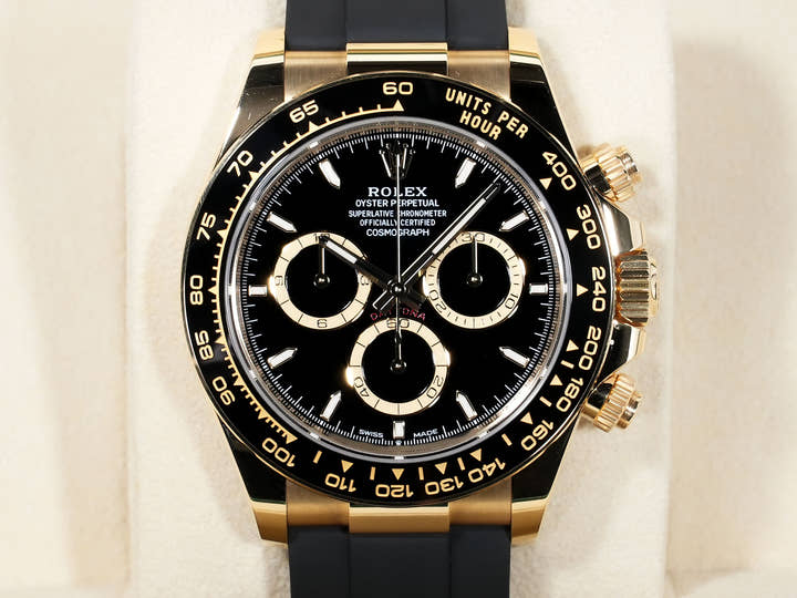 ロレックス デイトナ Ref.126518LN イエローゴールド ブラックxゴールデンカウンターリング文字盤 美中古 nx5wo3an