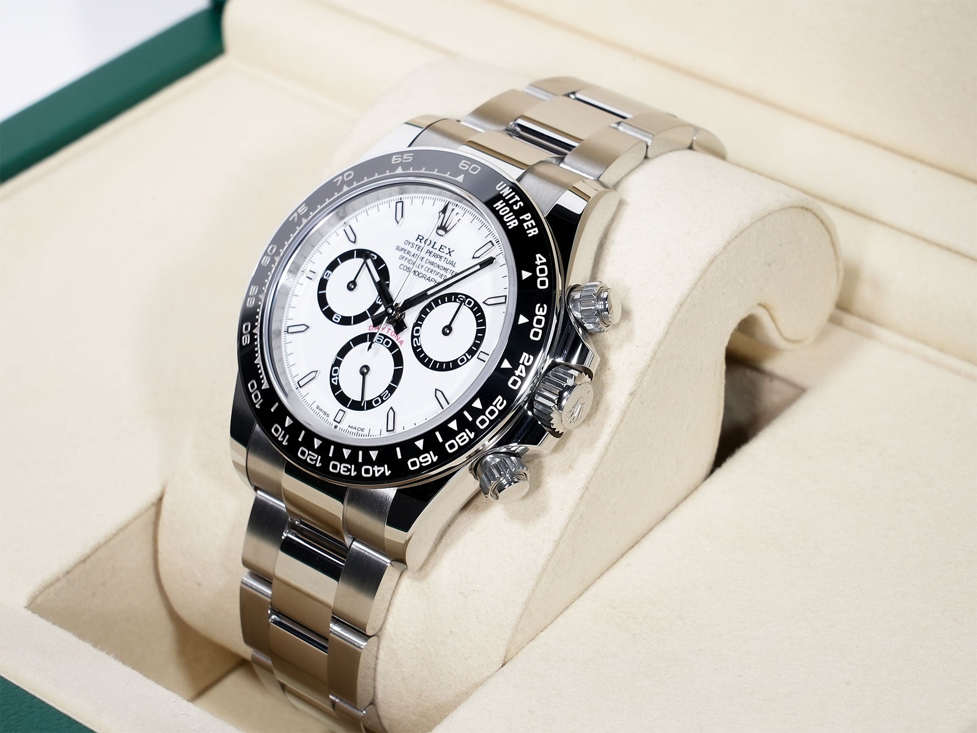 ロレックス デイトナ Ref.126500LN ステンレススチール ホワイト文字盤 美中古 mqenvc6m