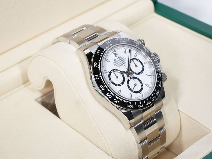 ロレックス デイトナ Ref.126500LN ステンレススチール ホワイト文字盤 美中古 mqenvc6m