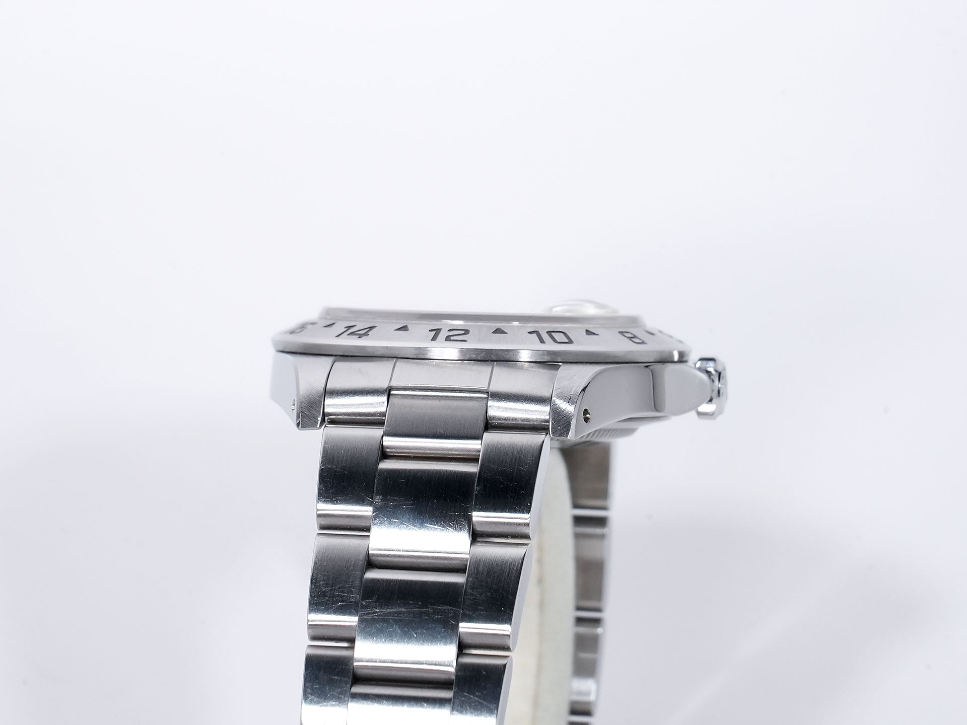 ロレックス エクスプローラーII Ref.16570 ステンレススチール ブラック文字盤 オイスターブレスレット 中古 2yeizqof