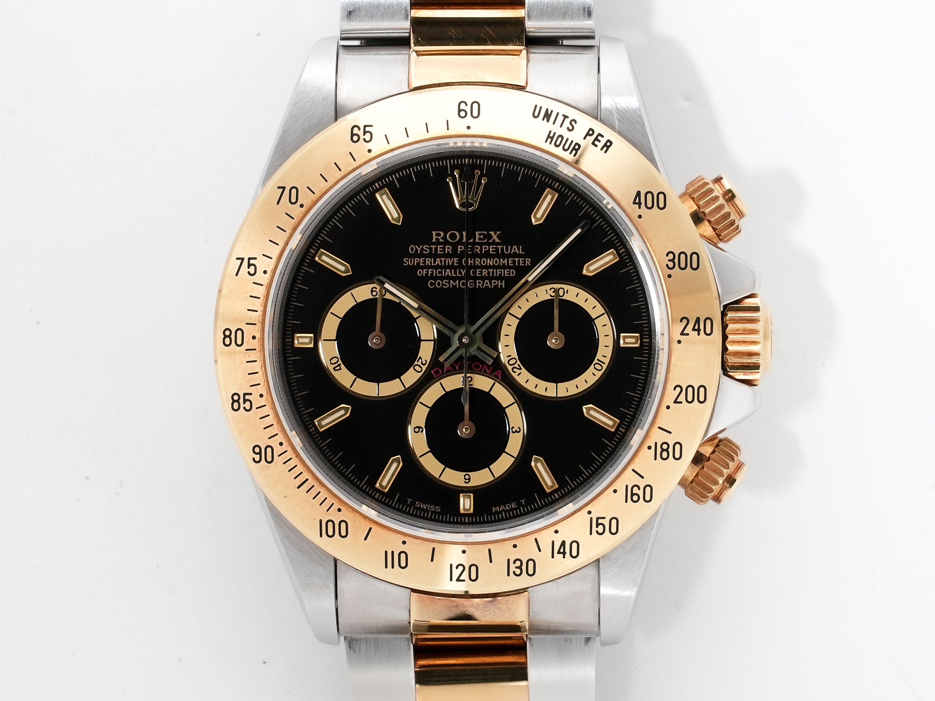 ロレックス デイトナ エルプリメロ Ref.16523 ステンレススチール/イエローゴールド ブラック文字盤 中古 q4yyk2it