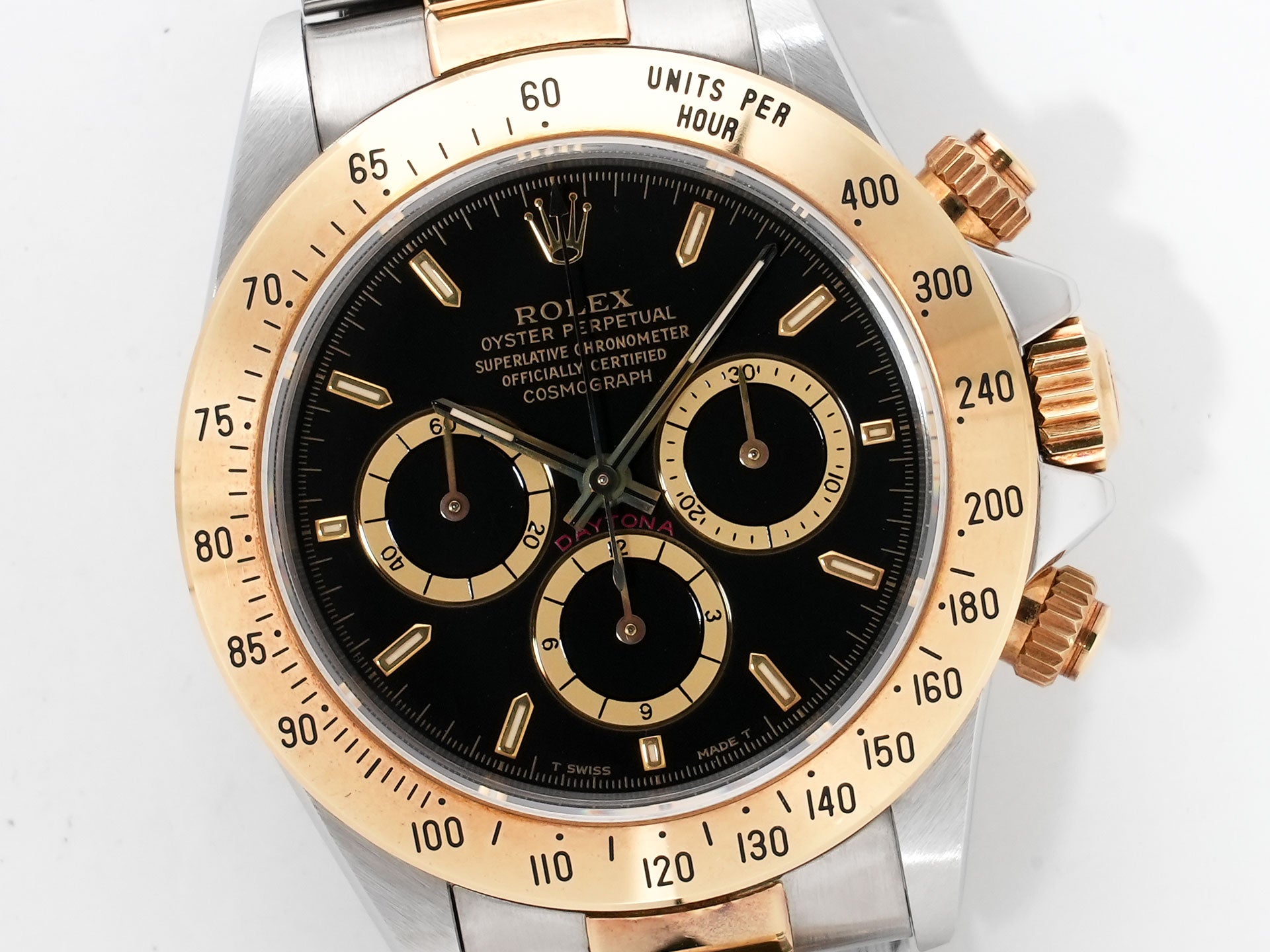 ロレックス デイトナ エルプリメロ Ref.16523 ステンレススチール/イエローゴールド ブラック文字盤 中古 q4yyk2it