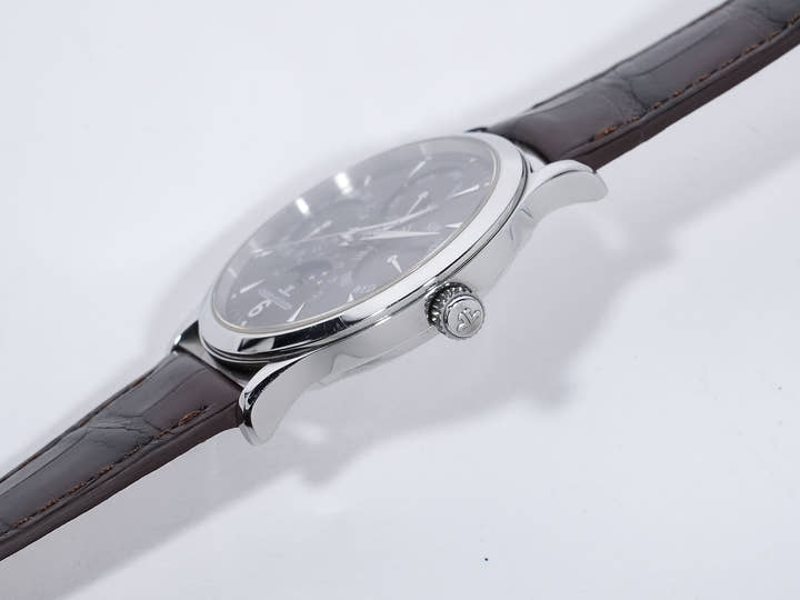 ジャガールクルト マスターパーペチュアル Ref.140.8.80.S ステンレススチール ブラック文字盤 美品 e8tgn48q