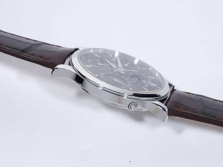 ジャガールクルト マスターパーペチュアル Ref.140.8.80.S ステンレススチール ブラック文字盤 美品 e8tgn48q