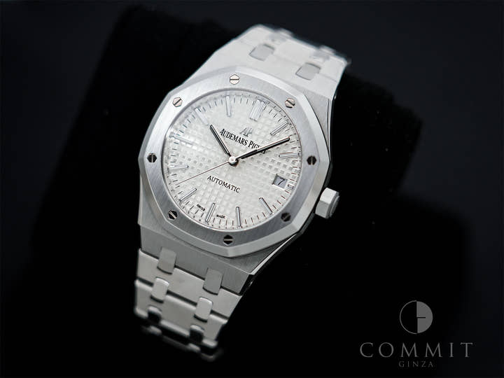 Audemars Piguet Royal Oak Ref.15450ST.OO.1256ST.01 Stainless Steel Silver Dial Excellent Condition y57zxg76