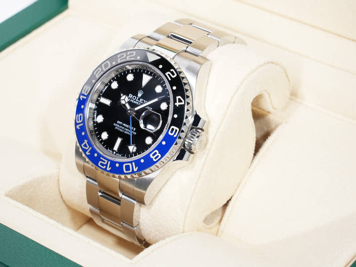 Rolex GMT-Master II Ref.126710BLNR Stainless Steel Black Dial Oyster Bracelet Used 3nqydiz5