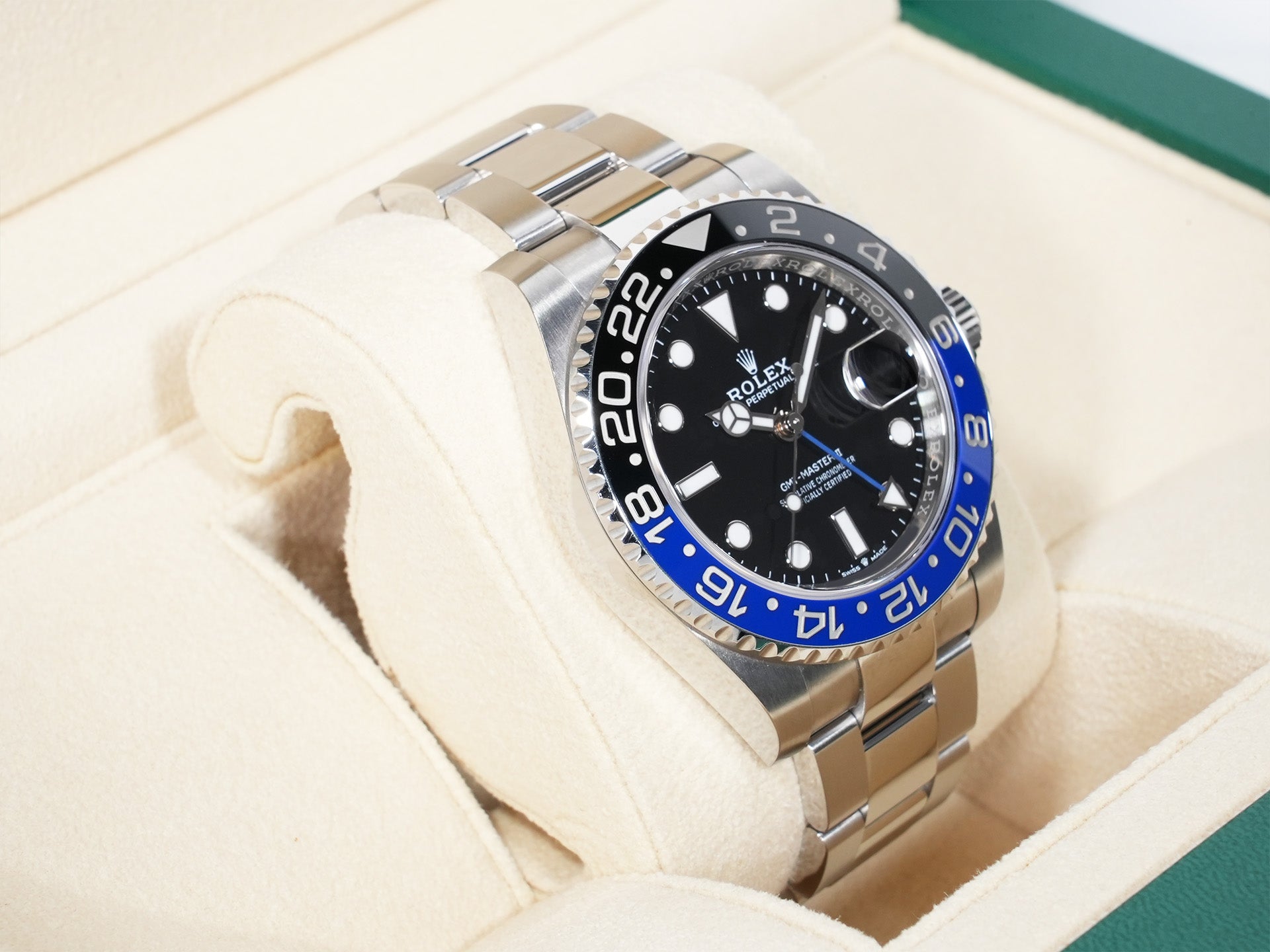 Rolex GMT-Master II Ref.126710BLNR Stainless Steel Black Dial Oyster Bracelet Used 3nqydiz5