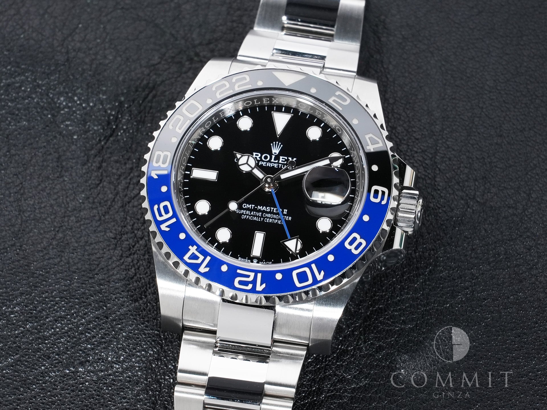 Rolex GMT-Master II Ref.126710BLNR Stainless Steel Black Dial Oyster Bracelet Used 3nqydiz5