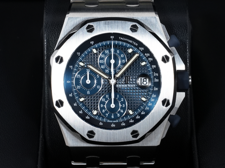Audemars Piguet Royal Oak Offshore Chronograph Ref.26237ST.OO.1000ST.01 Stainless Steel Blue Dial Pre-owned 2ekzwz7k