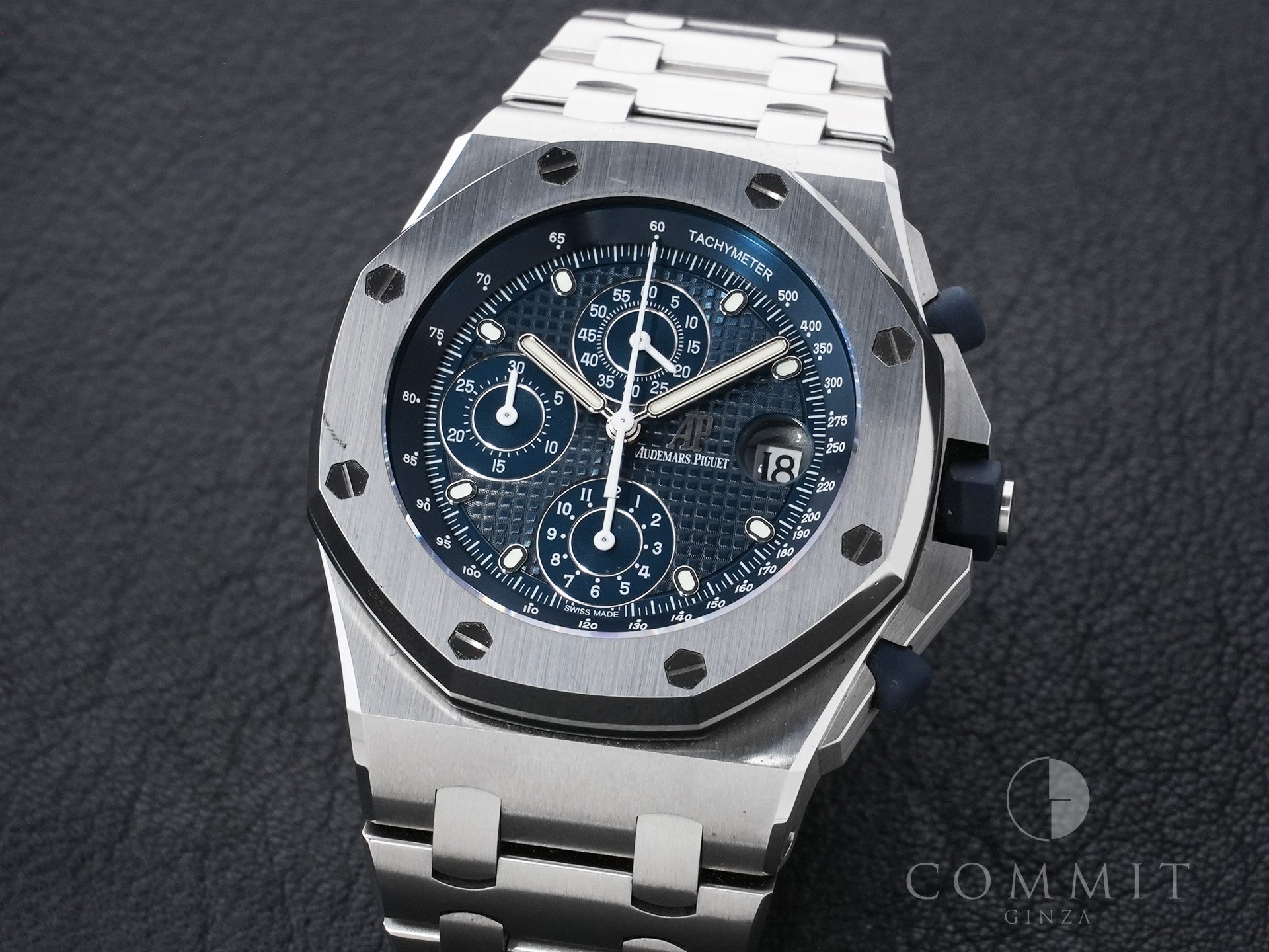 Audemars Piguet Royal Oak Offshore Chronograph Ref.26237ST.OO.1000ST.01 Stainless Steel Blue Dial Pre-owned 2ekzwz7k