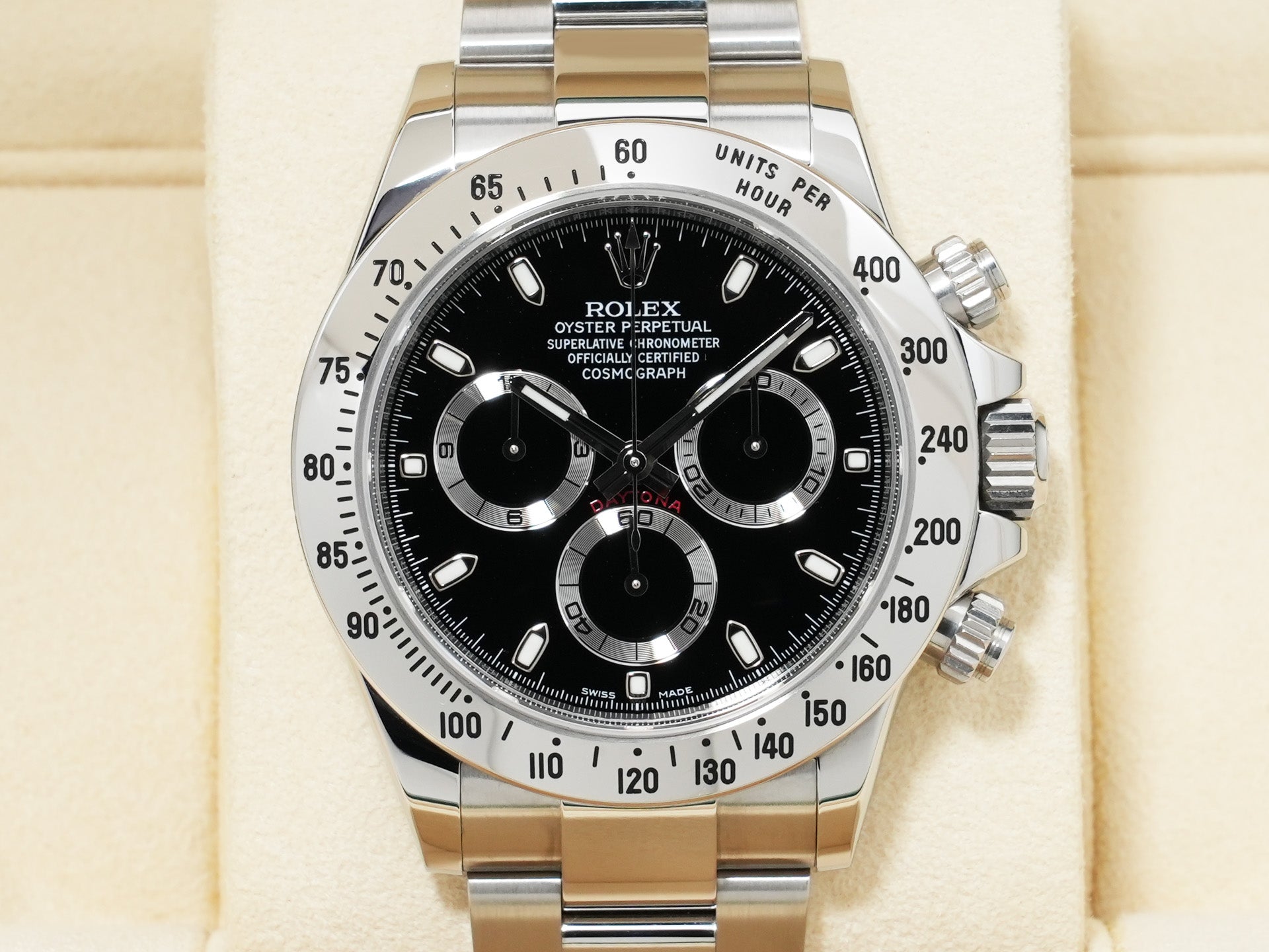 ロレックス デイトナ Ref.116520 ステンレススチール ブラック文字盤 中古 ct3eqa3y