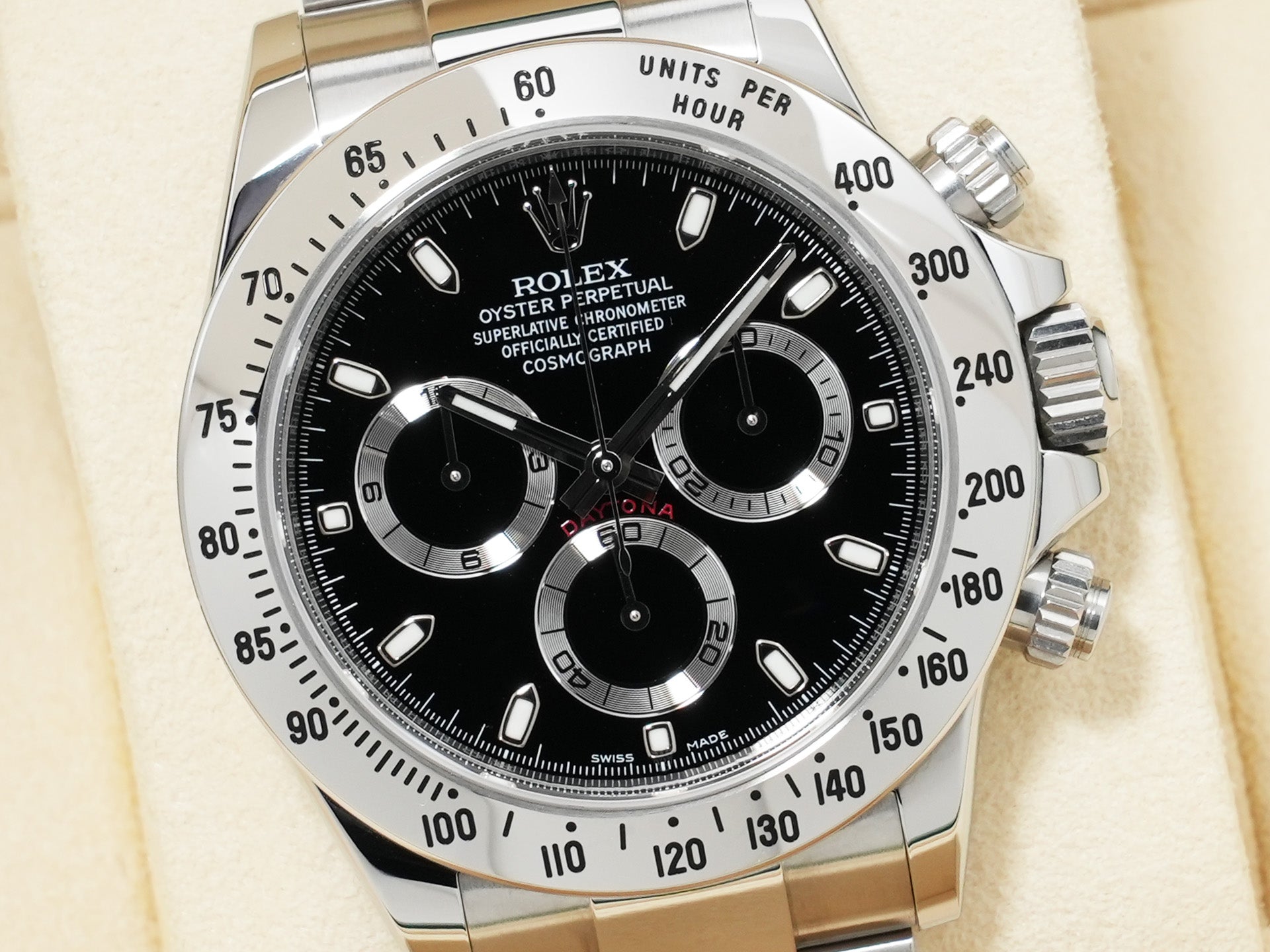 ロレックス デイトナ Ref.116520 ステンレススチール ブラック文字盤 中古 ct3eqa3y