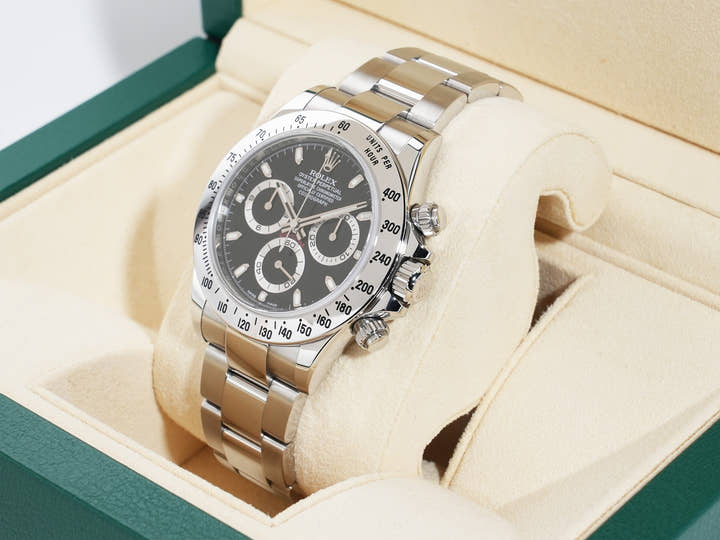 ロレックス デイトナ Ref.116520 ステンレススチール ブラック文字盤 中古 ct3eqa3y