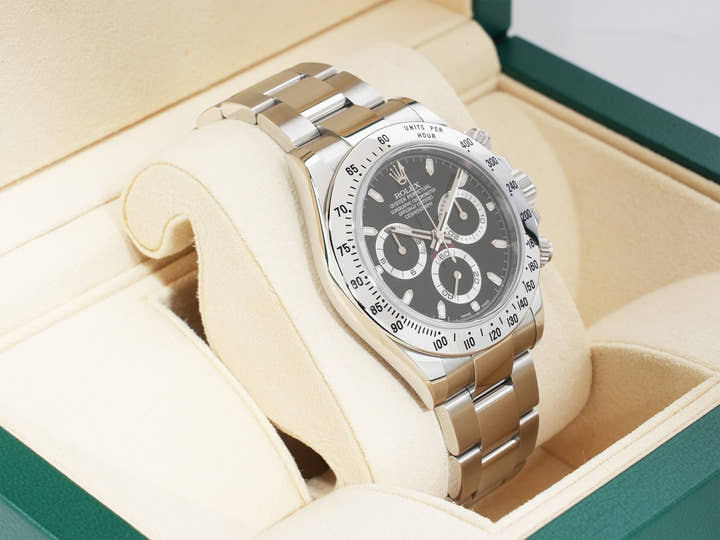 ロレックス デイトナ Ref.116520 ステンレススチール ブラック文字盤 中古 ct3eqa3y
