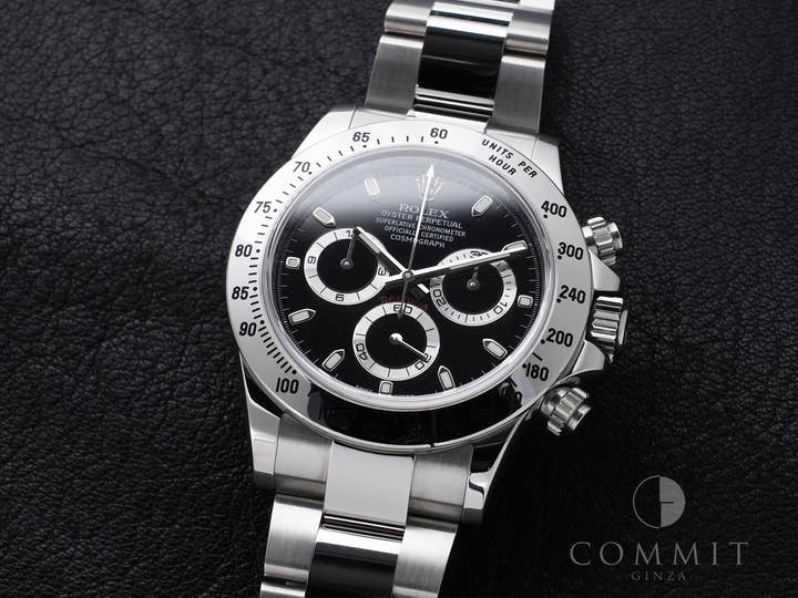 ロレックス デイトナ Ref.116520 ステンレススチール ブラック文字盤 中古 ct3eqa3y
