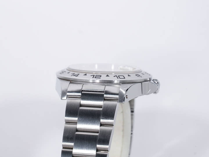 ロレックス エクスプローラーII Ref.16550 ステンレススチール アイボリー文字盤 オイスターブレスレット 中古 nau83tny