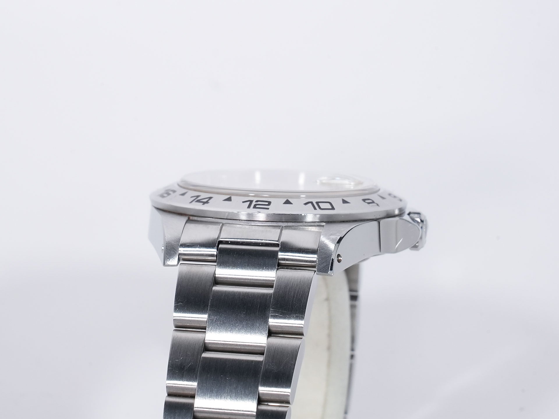 ロレックス エクスプローラーII Ref.16550 ステンレススチール アイボリー文字盤 オイスターブレスレット 中古 nau83tny