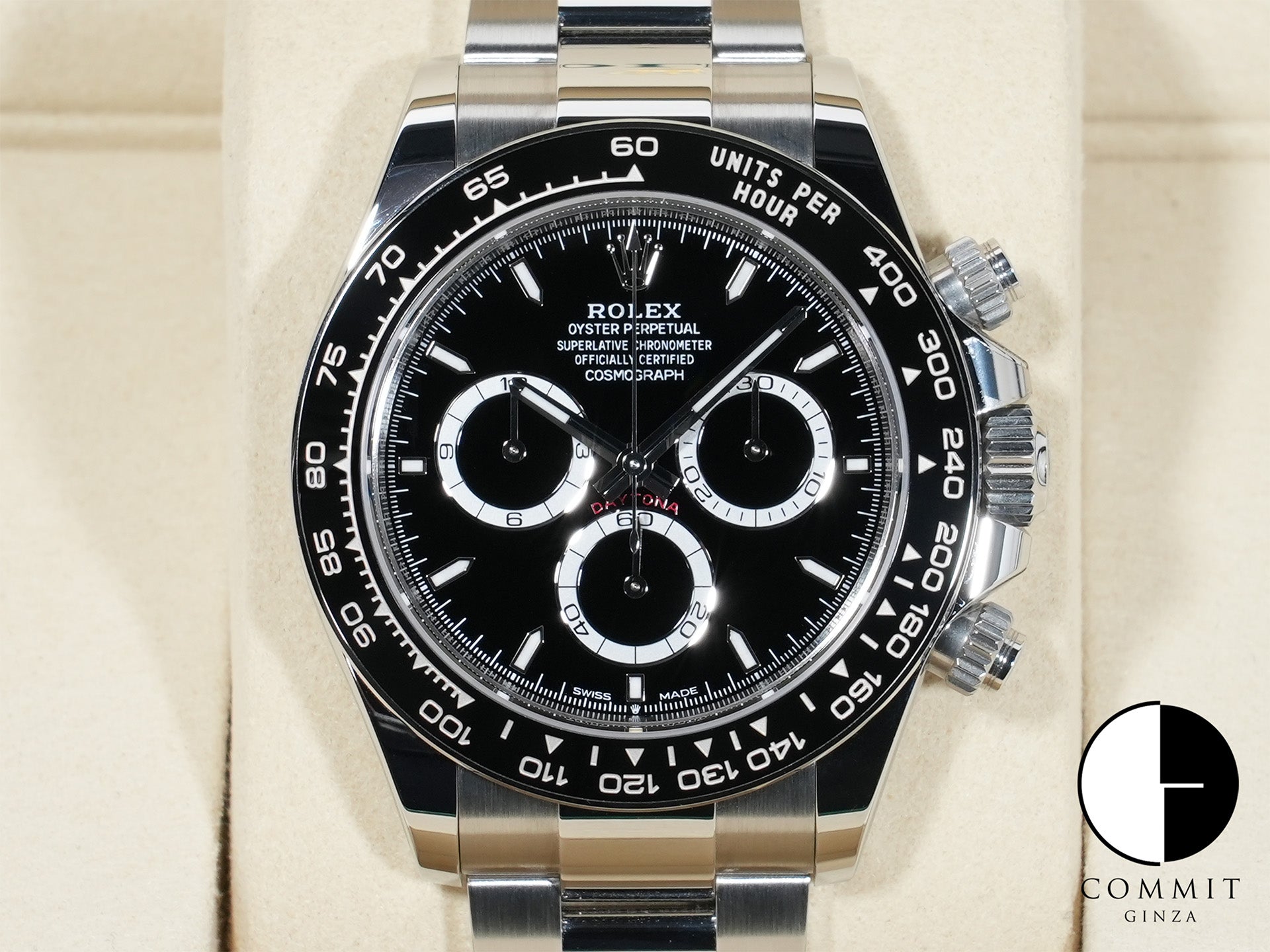 ロレックス デイトナ Ref.126500LN ステンレススチール ブラック文字盤 美品 gb99hx2d