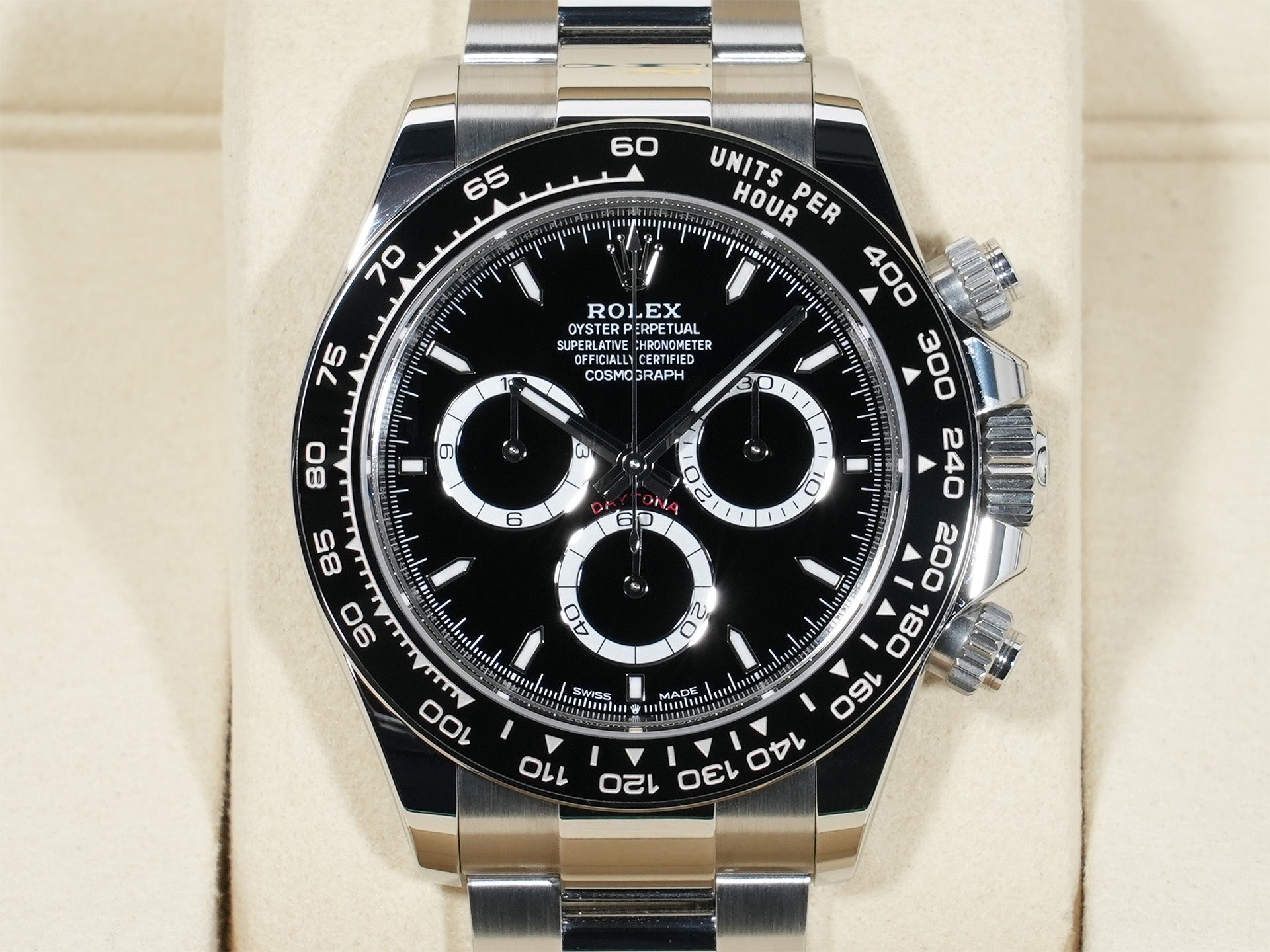 ロレックス デイトナ Ref.126500LN ステンレススチール ブラック文字盤 美品 gb99hx2d