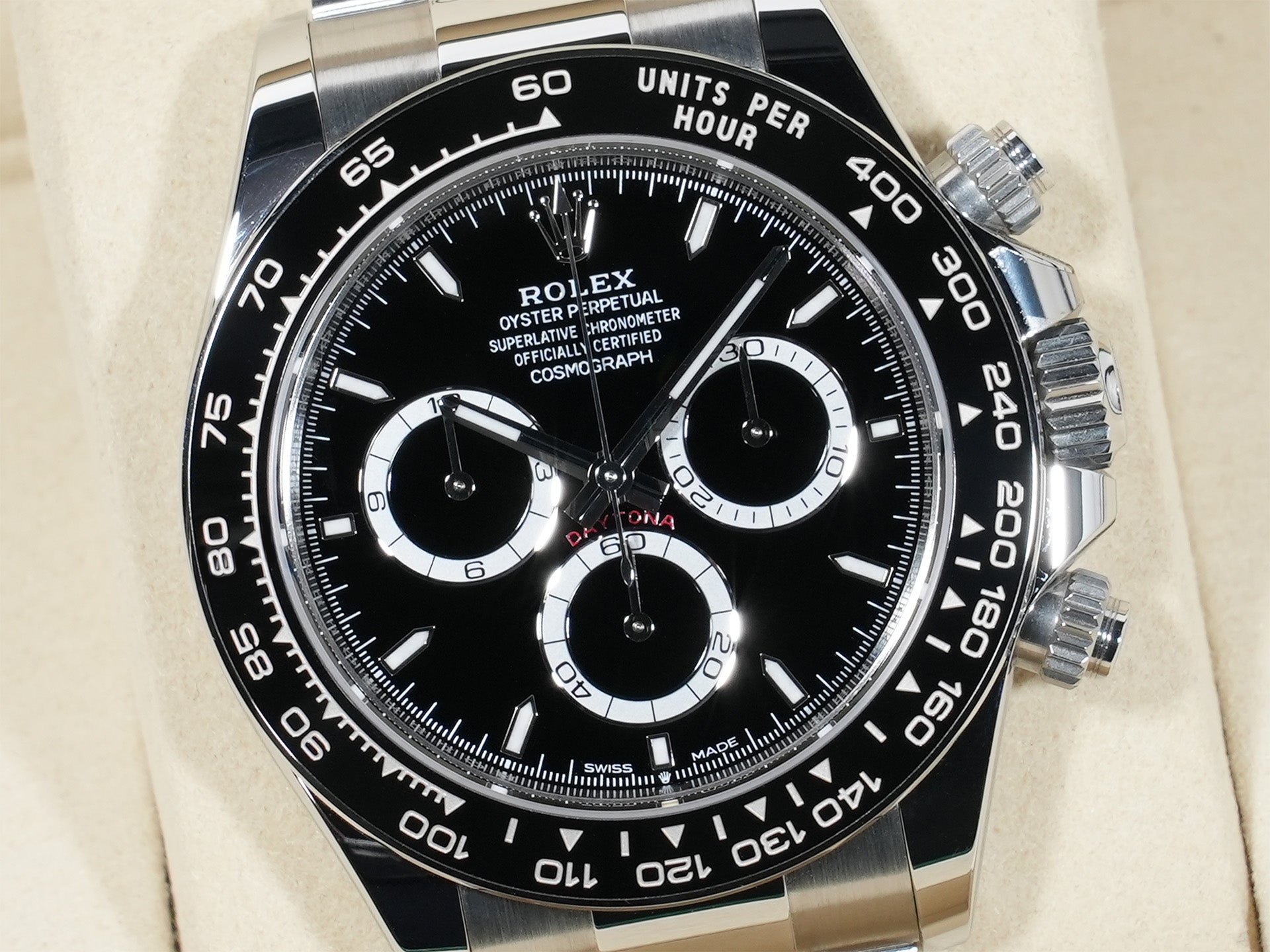 ロレックス デイトナ Ref.126500LN ステンレススチール ブラック文字盤 美品 gb99hx2d