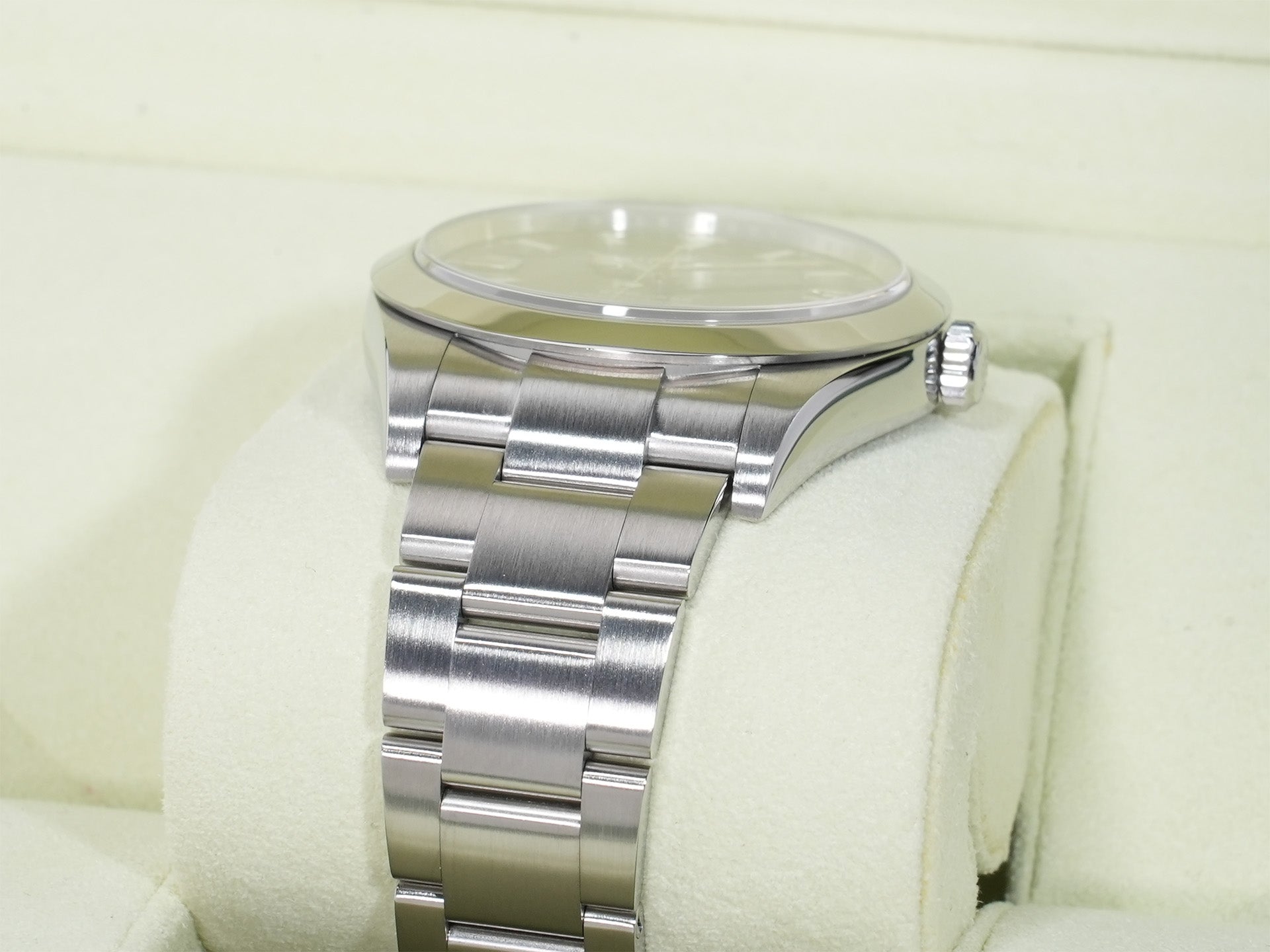 ロレックス エクスプローラーI Ref.214270 ステンレススチール ブラック文字盤 オイスターブレスレット 美品 rii263y3
