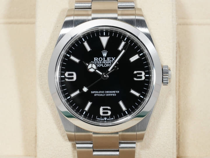 ロレックス エクスプローラー40 Ref.224270 ステンレススチール ブラック文字盤 オイスターブレスレット 中古 shajiikj
