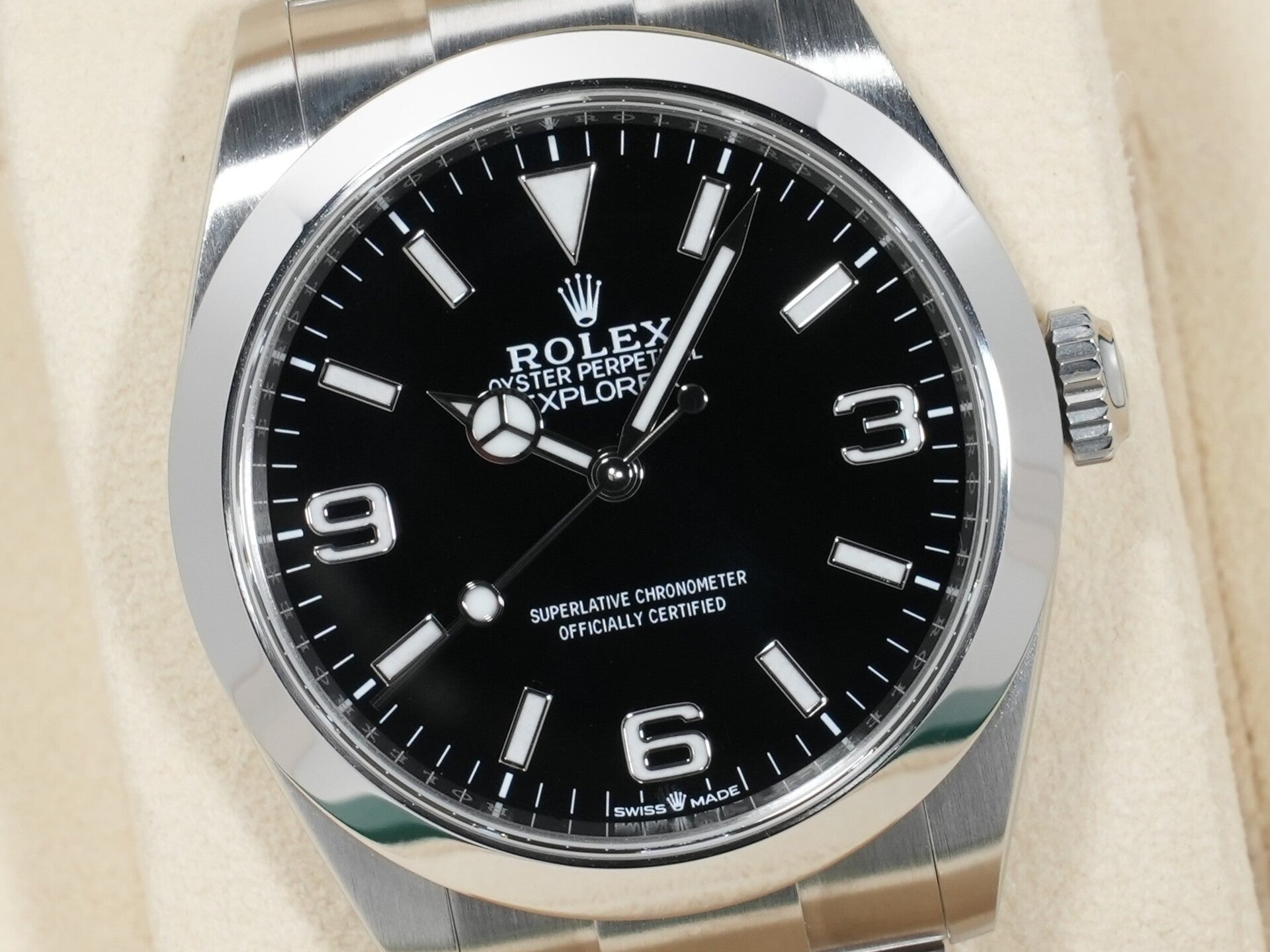 ロレックス エクスプローラー40 Ref.224270 ステンレススチール ブラック文字盤 オイスターブレスレット 中古 shajiikj