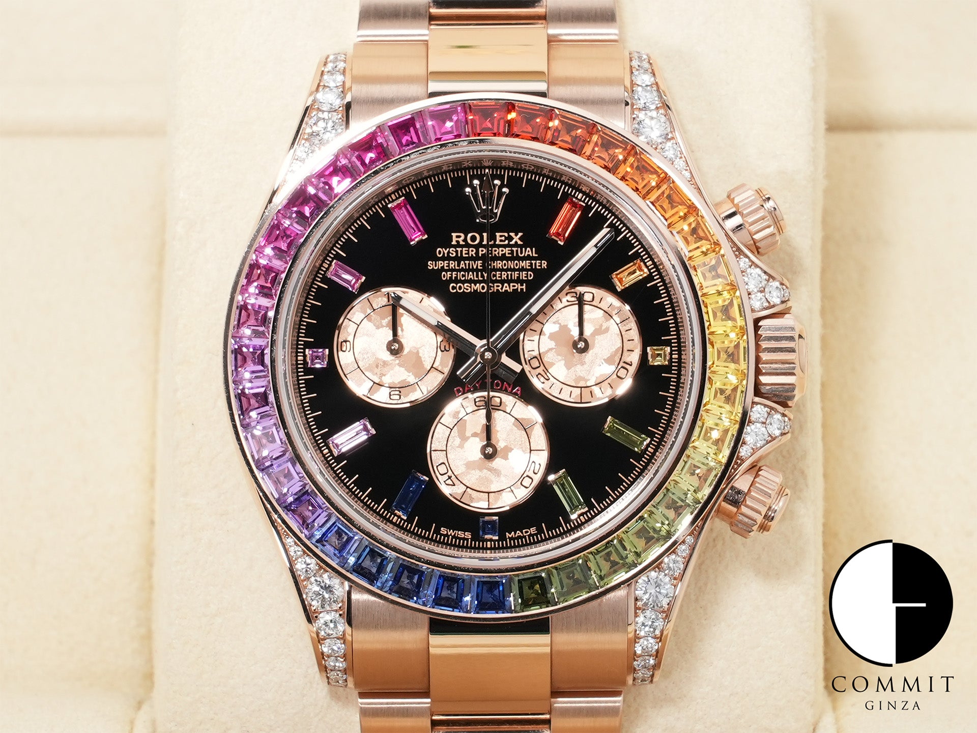 ロレックス デイトナ Ref.116595RBOW エバーローズゴールド ブラック文字盤 中古 kfofm63w