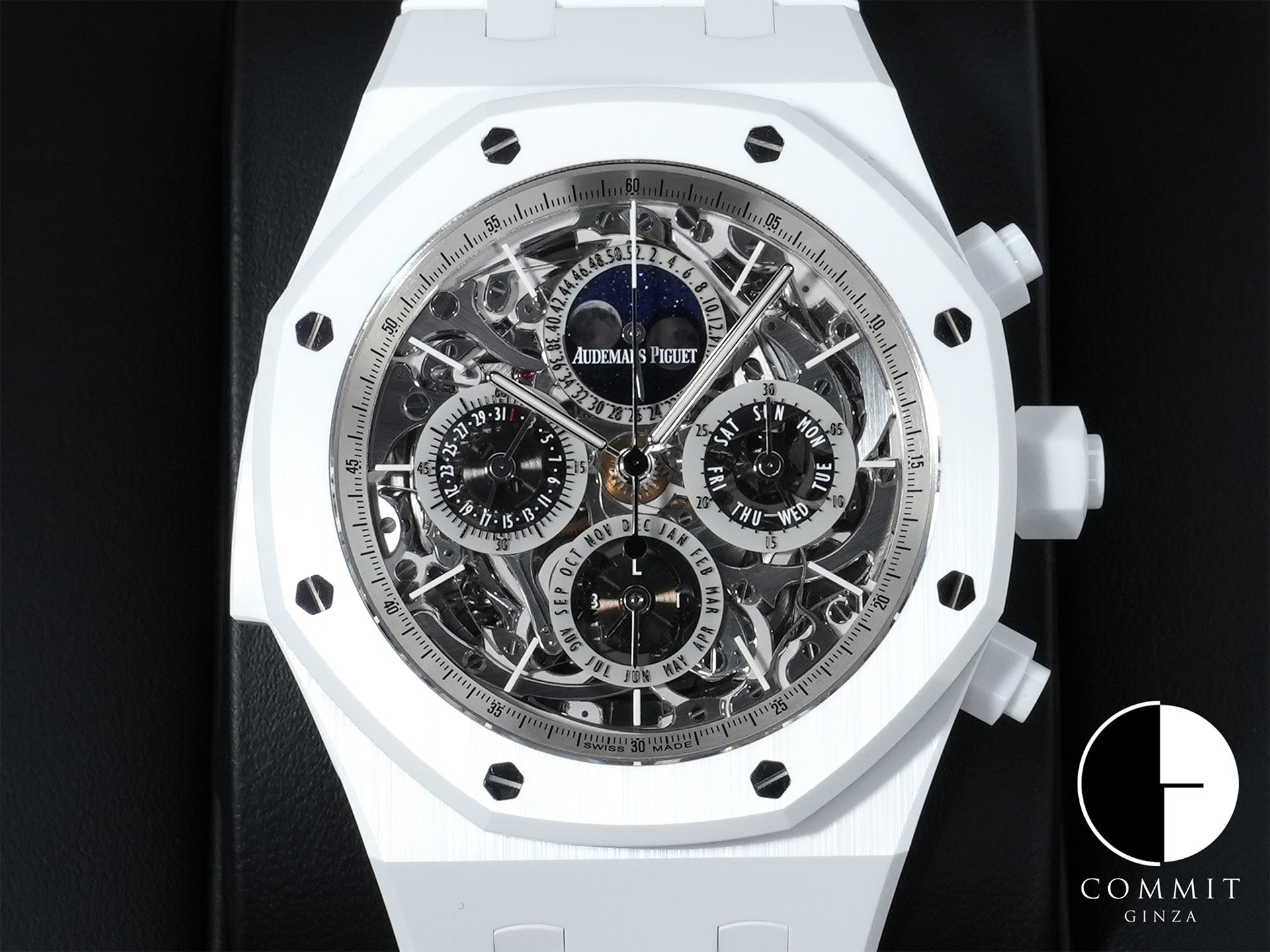 Audemars Piguet Royal Oak Grande Complication Ref.26605CB.OO.1248CB.01 White Ceramic Sapphire Dial Unused jgudz77f