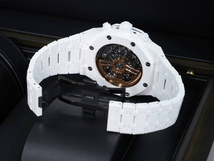 Audemars Piguet Royal Oak Grande Complication Ref.26605CB.OO.1248CB.01 White Ceramic Sapphire Dial Unused jgudz77f