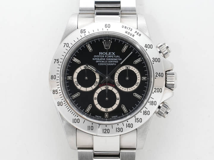 Rolex Daytona El Primero Ref. 16520 Stainless Steel Black Dial Used mxnfg3nt