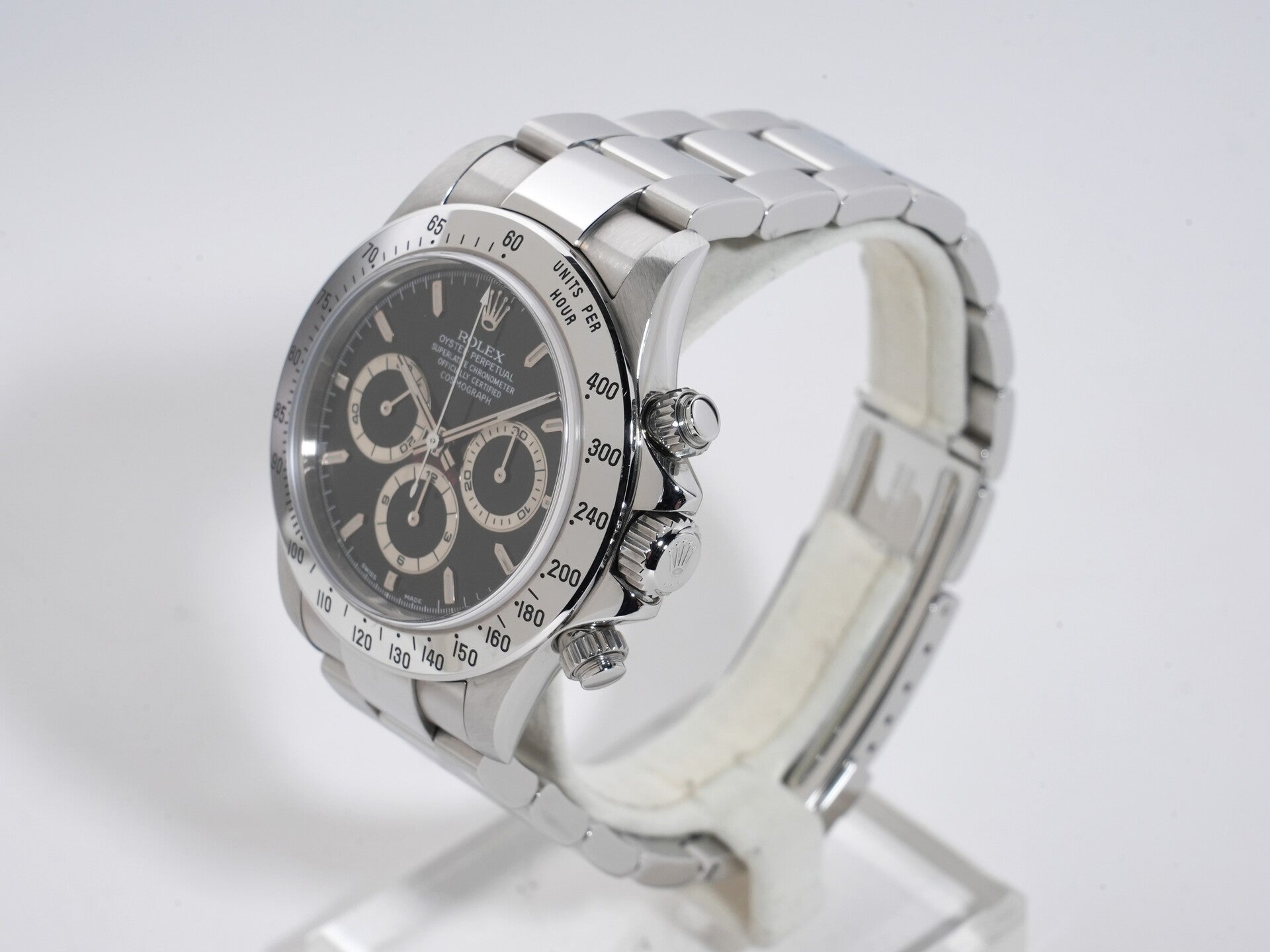 Rolex Daytona El Primero Ref. 16520 Stainless Steel Black Dial Used mxnfg3nt