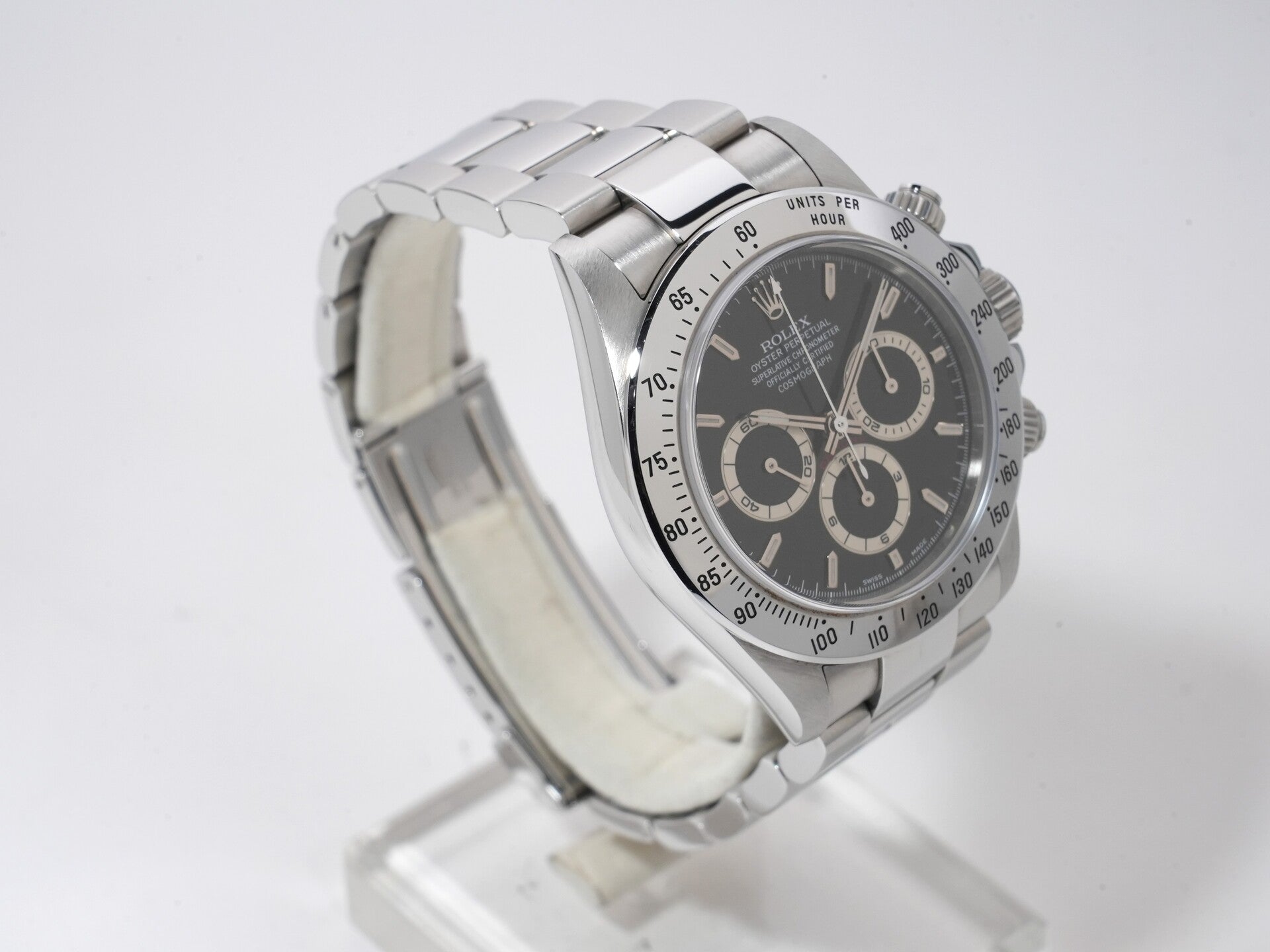Rolex Daytona El Primero Ref. 16520 Stainless Steel Black Dial Used mxnfg3nt