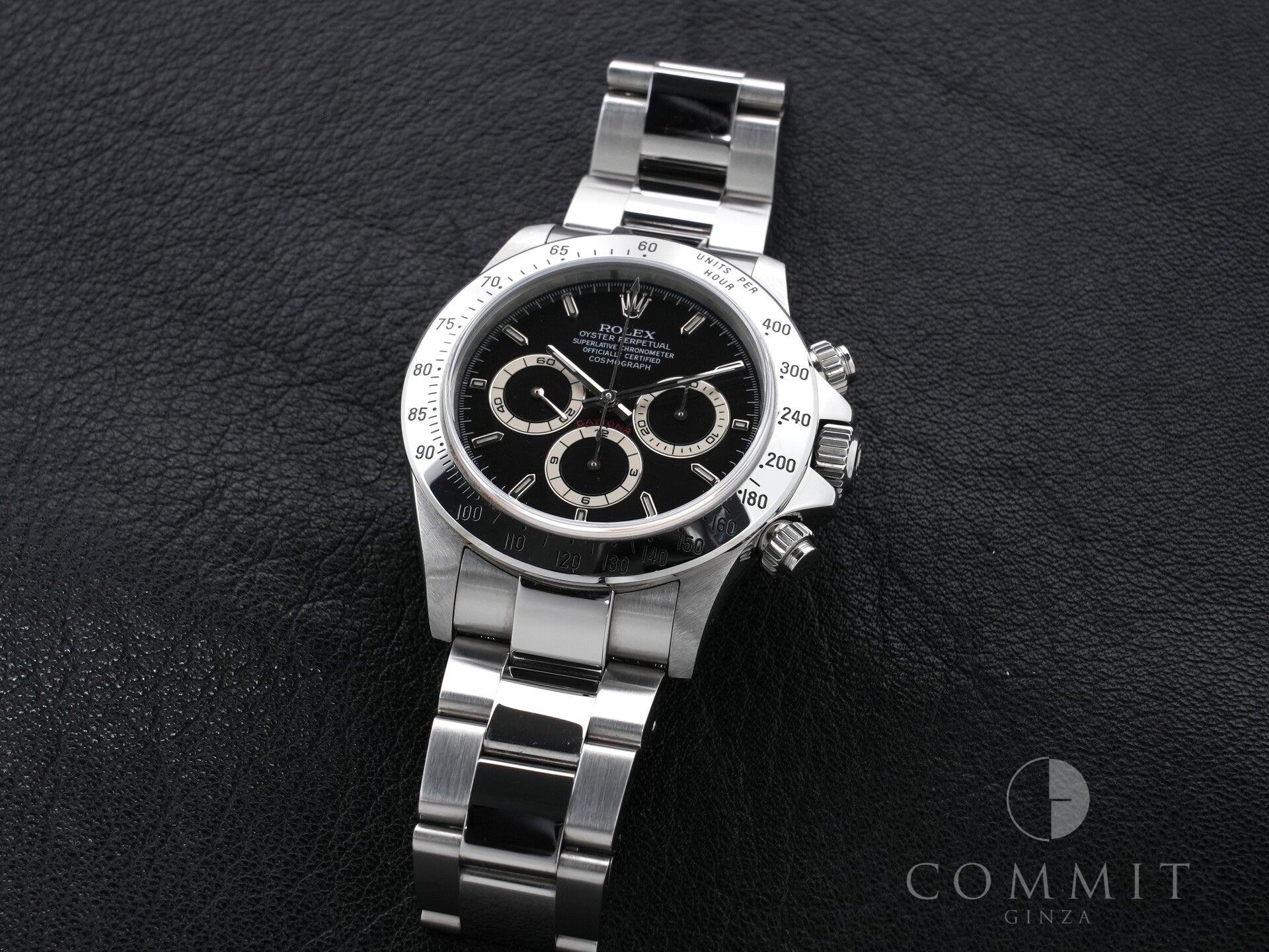 Rolex Daytona El Primero Ref. 16520 Stainless Steel Black Dial Used mxnfg3nt