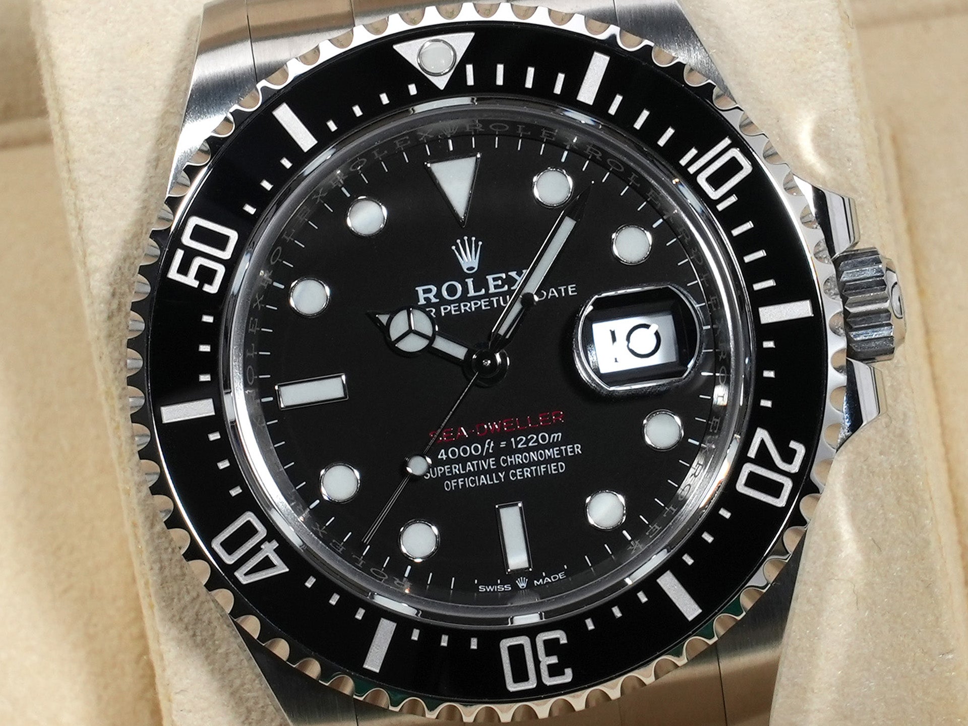 ロレックス シードゥエラー Ref.126600 ステンレススチール ブラック文字盤 美品 9joituzw