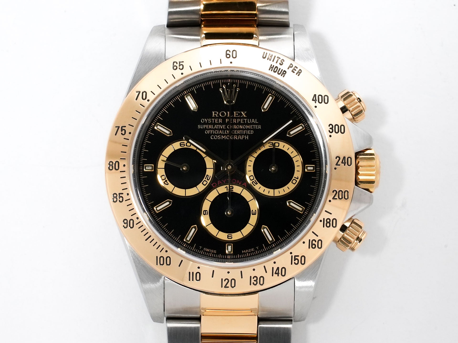 ロレックス デイトナ エルプリメロ Ref.16523 ステンレススチール/イエローゴールド ブラック文字盤 美中古 a8kpqndj