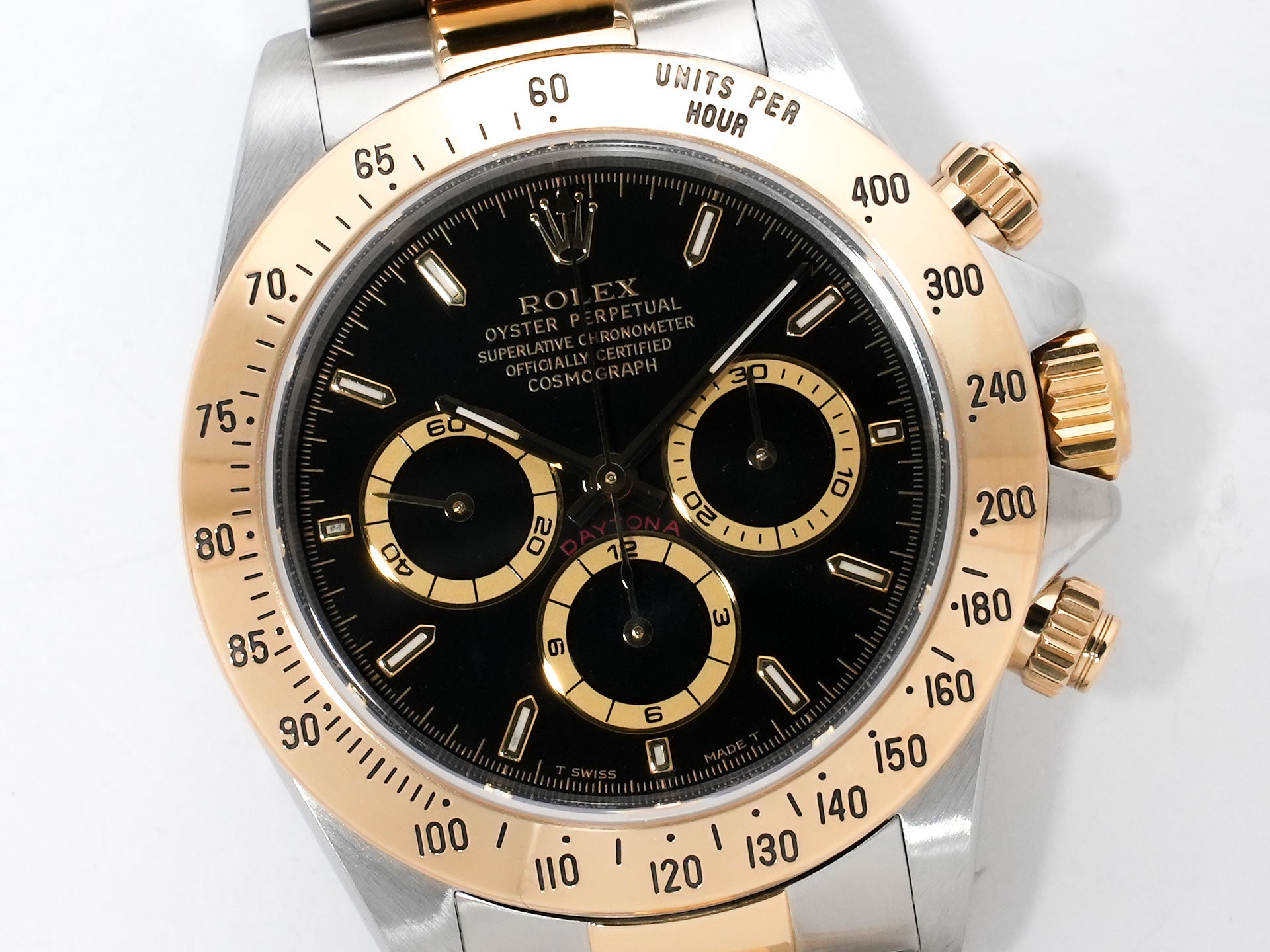 ロレックス デイトナ エルプリメロ Ref.16523 ステンレススチール/イエローゴールド ブラック文字盤 美中古 a8kpqndj