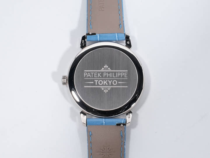 パテックフィリップ カラトラバ グランド エキシビジョン 東京2023 Ref.6127G-010/7127G-010 ホワイトゴールド ラックライトブルー(スカイブルー) ライラックトーン(パープル)文字盤 極美品 jyhjynqb
