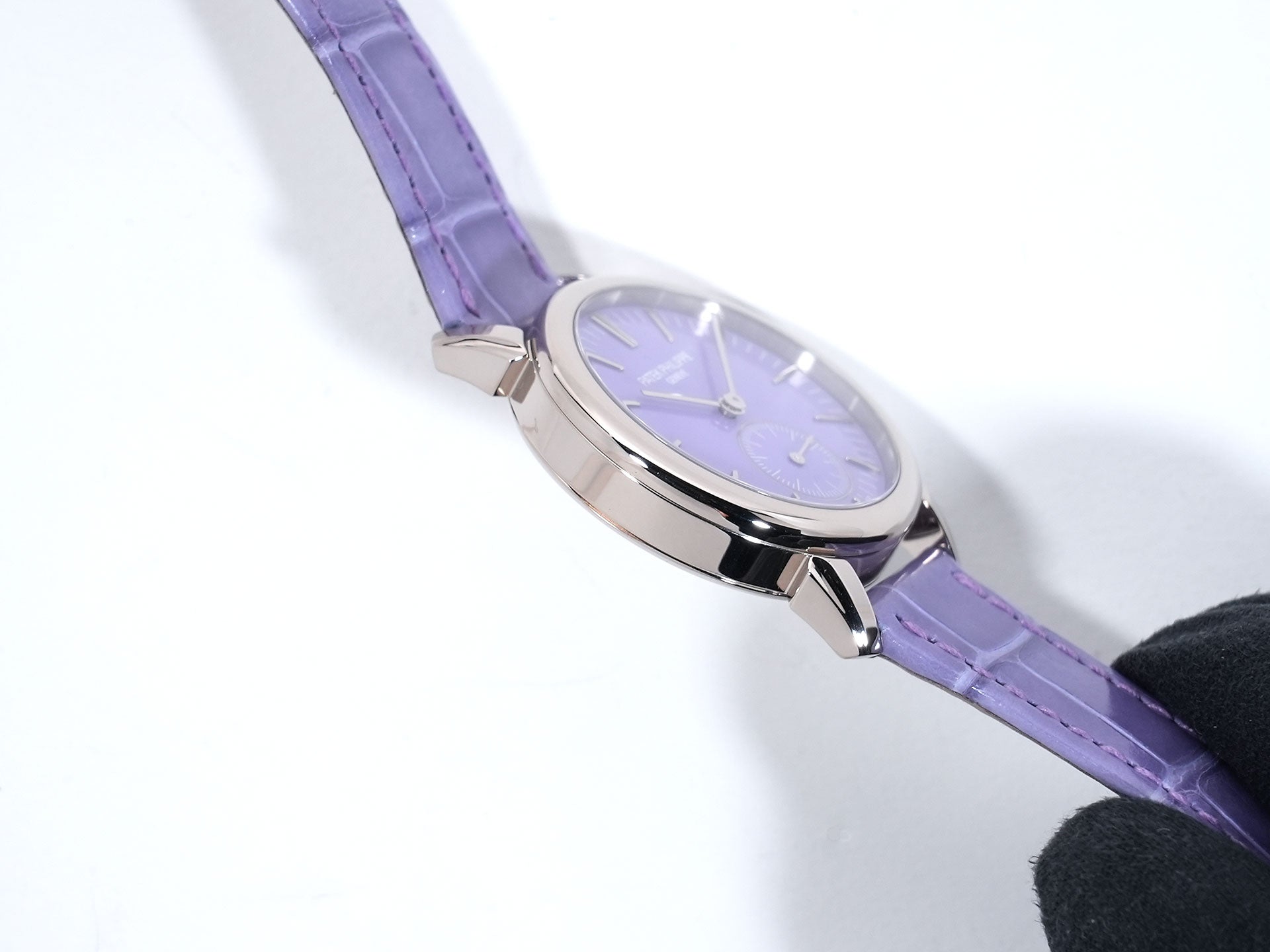 パテックフィリップ カラトラバ グランド エキシビジョン 東京2023 Ref.6127G-010/7127G-010 ホワイトゴールド ラックライトブルー(スカイブルー) ライラックトーン(パープル)文字盤 極美品 jyhjynqb