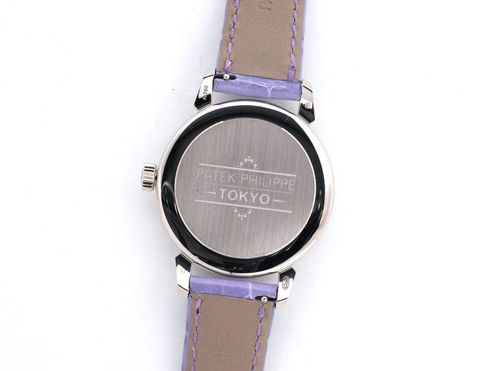 パテックフィリップ カラトラバ グランド エキシビジョン 東京2023 Ref.6127G-010/7127G-010 ホワイトゴールド ラックライトブルー(スカイブルー) ライラックトーン(パープル)文字盤 極美品 jyhjynqb