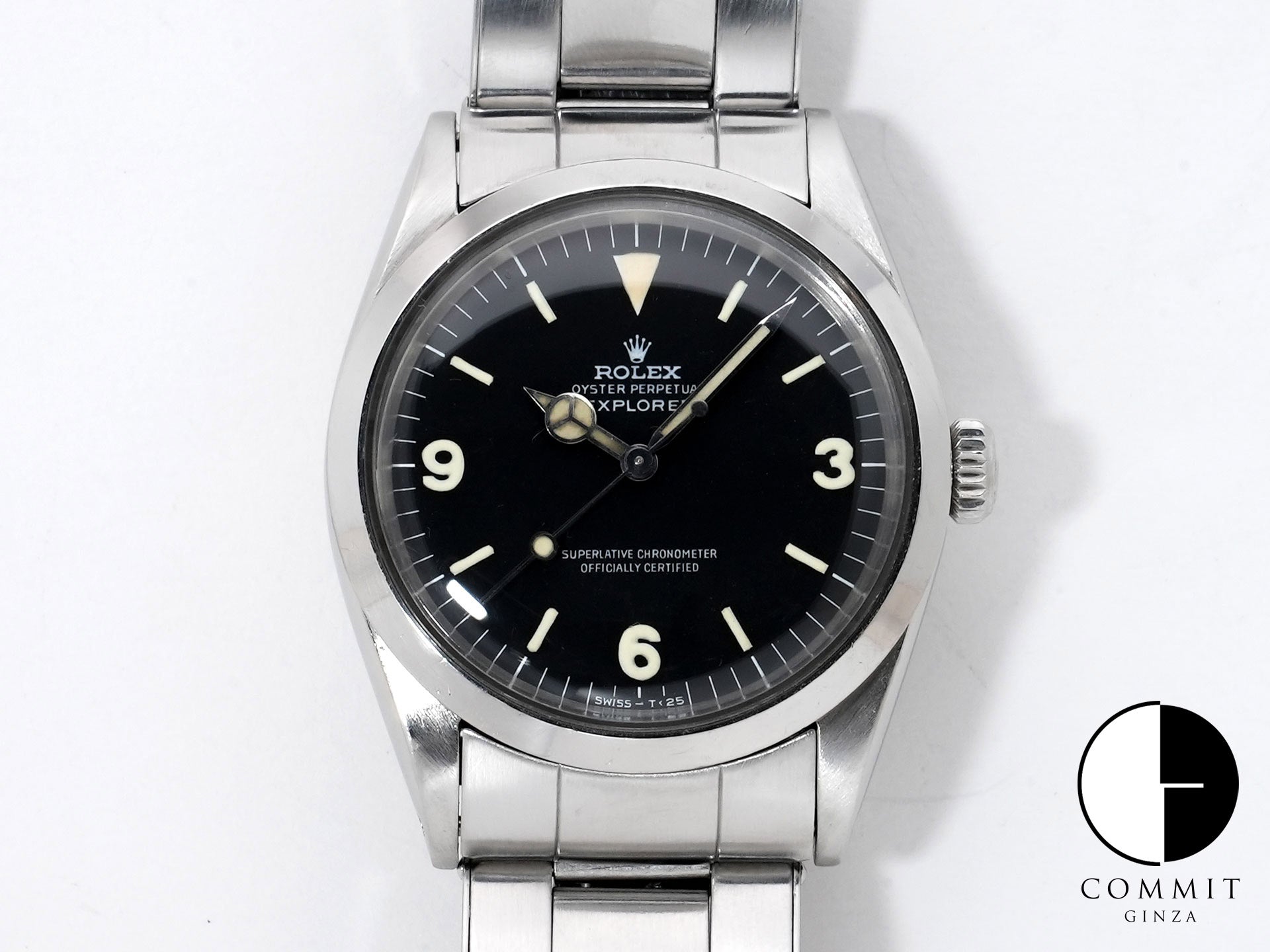 ロレックス エクスプローラーI Ref.1016 ステンレススチール ブラック文字盤 中古 cts5xtsb