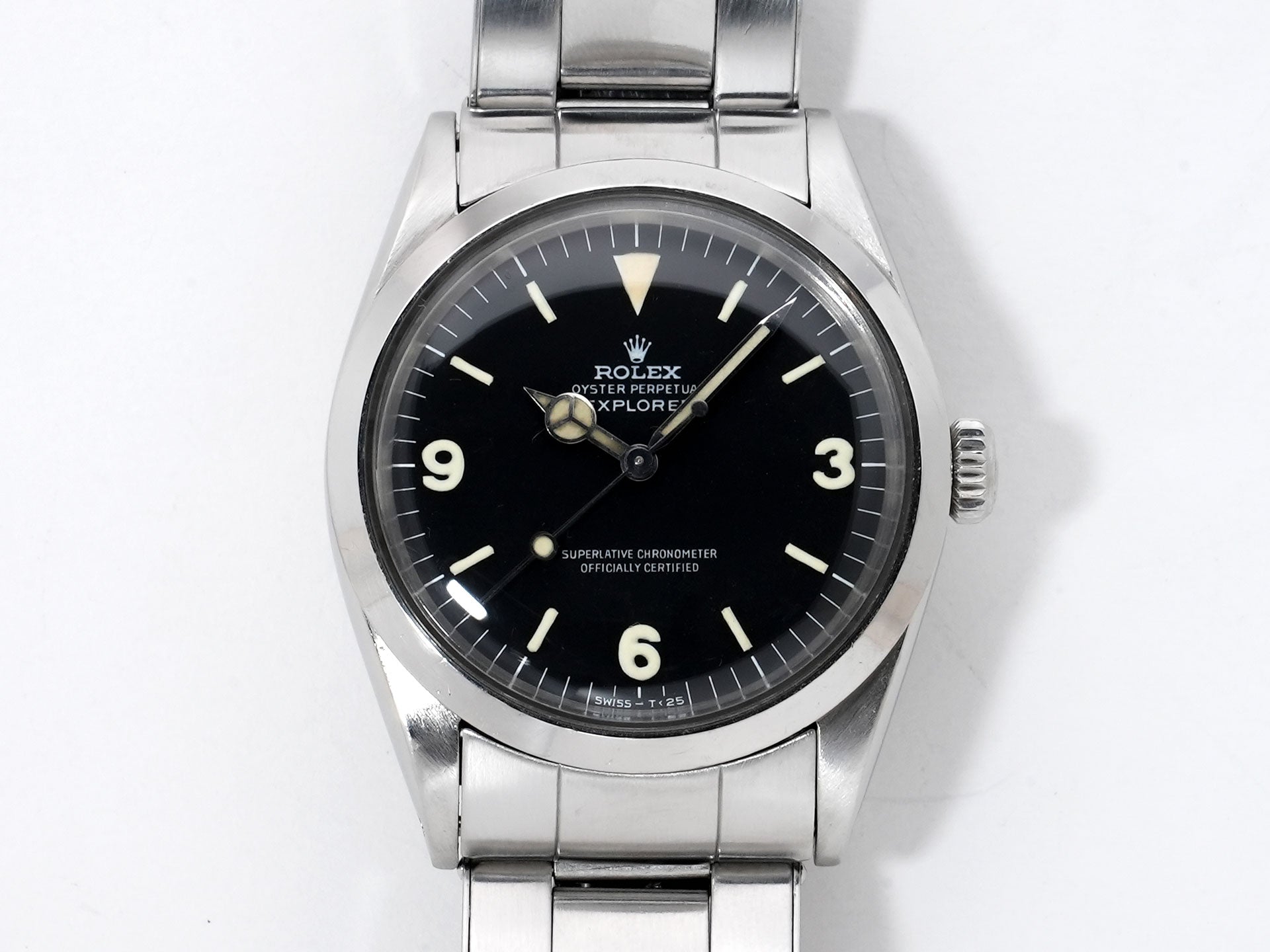 ロレックス エクスプローラーI Ref.1016 ステンレススチール ブラック文字盤 中古 cts5xtsb