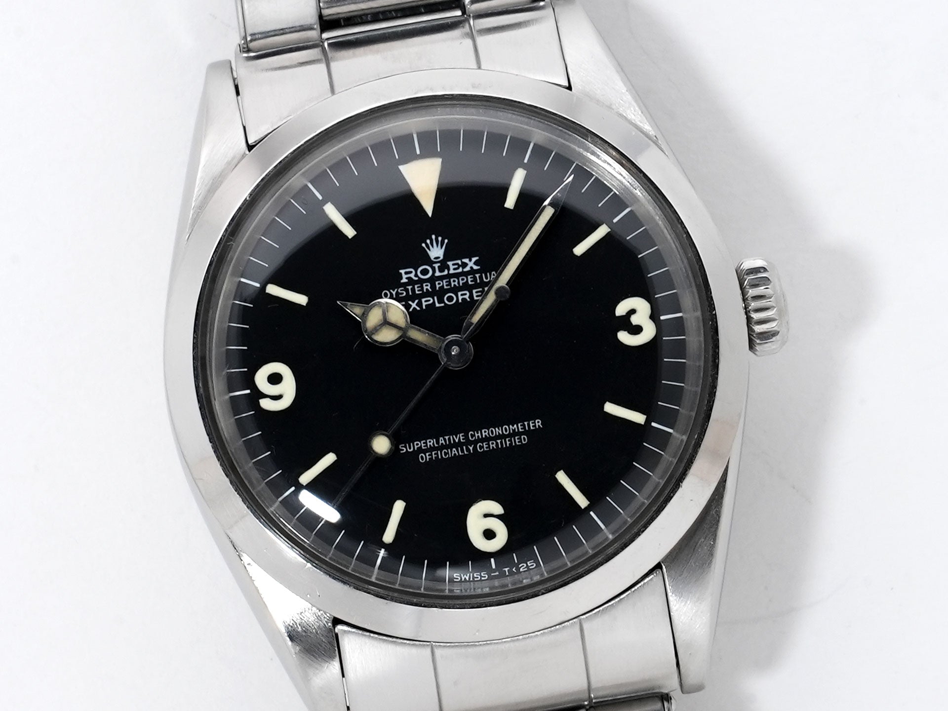 ロレックス エクスプローラーI Ref.1016 ステンレススチール ブラック文字盤 中古 cts5xtsb