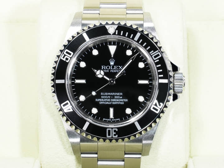 Rolex Submariner No-Date Ref. 14060M Stainless Steel Black Dial Excellent Used xcu2ywqy