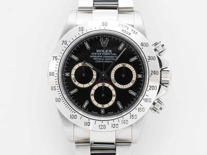 ロレックス デイトナ エルプリメロ Ref.16520 ステンレススチール ブラック文字盤 美中古 3ggfrm7d
