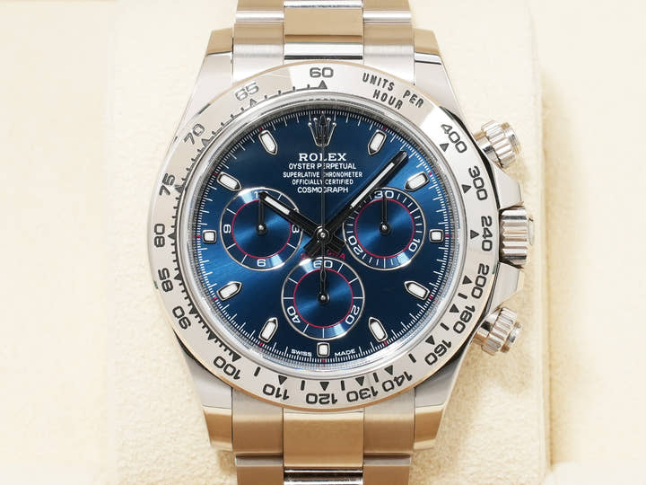 ロレックス デイトナ Ref.116509 ホワイトゴールド ブルー文字盤 中古 vhd4rt8z