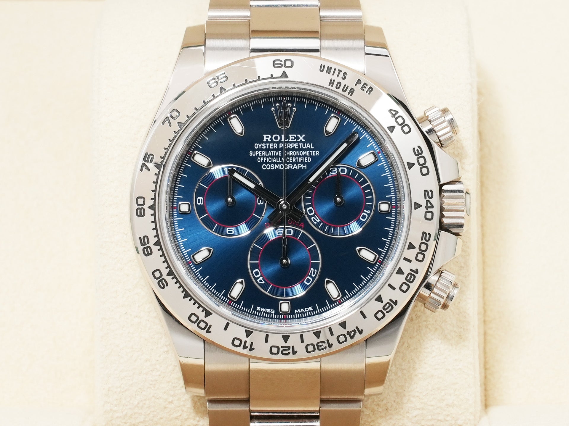 ロレックス デイトナ Ref.116509 ホワイトゴールド ブルー文字盤 中古 vhd4rt8z