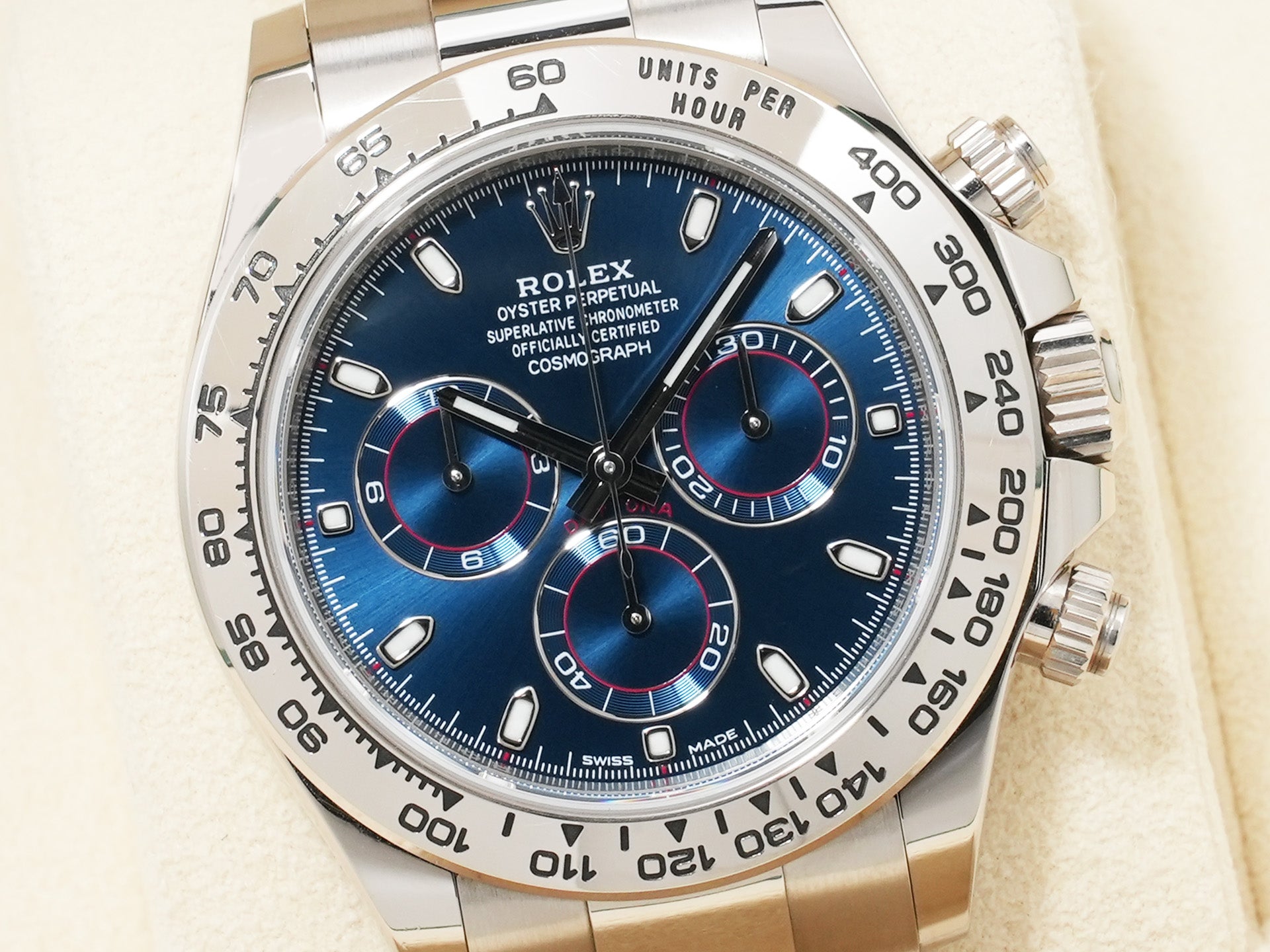 ロレックス デイトナ Ref.116509 ホワイトゴールド ブルー文字盤 中古 vhd4rt8z