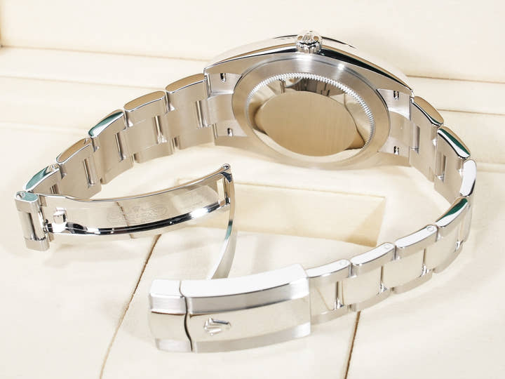 ロレックス デイトジャスト41 Ref.126300 ステンレススチール スレート文字盤 オイスターブレスレット 極美品 32t38fdj