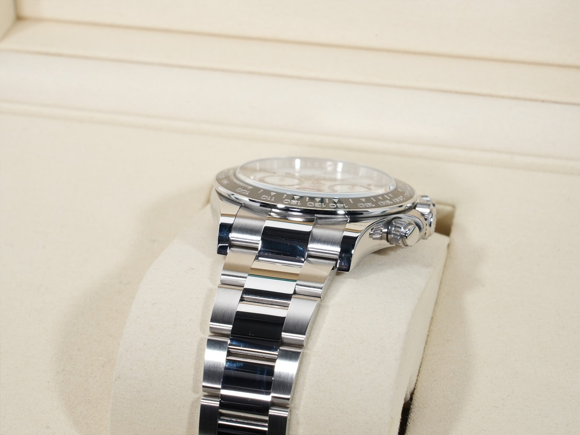 ロレックス デイトナ Ref.126500LN ステンレススチール ホワイト文字盤 美中古 9fz2teqd